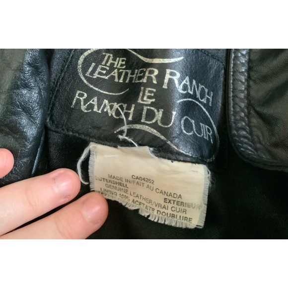 80s leather jacket - Picture 3 of 4